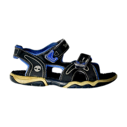 A Black Sandals from Timberland in size 5T for boy. (Front View)
