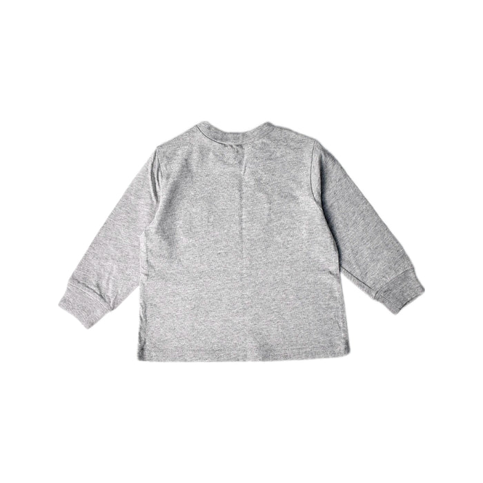A Grey Long Sleeve T Shirts from Ralph Lauren in size 6-12M for boy. (Back View)