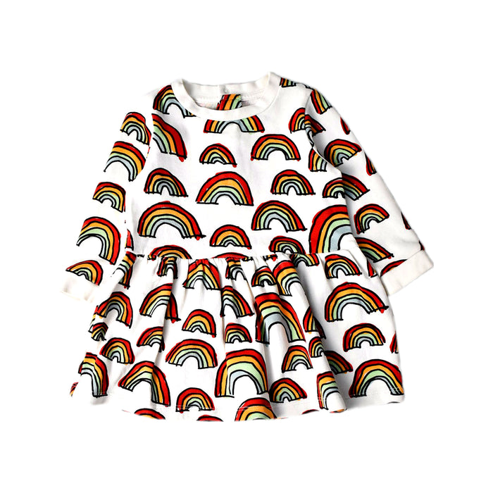 A Multicolour Long Sleeve Dresses from Stella McCartney in size 6-12M for girl. (Front View)