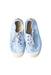 A Blue Sneakers from Cienta in size 3T for girl. (Back View)