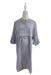 A Blue Long Sleeve Dresses from Attesa in size Maternity-S for maternity. (Back View)