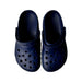 A Black Slip Ons from Crocs in size 11Y for boy. (Back View)