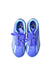 A Blue Cleats/Soccer Shoes from Adidas in size 7Y for boy. (Back View)
