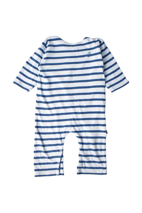 A Blue Long Sleeve Jumpsuits from Molo in size 6-12M for boy. (Front View)