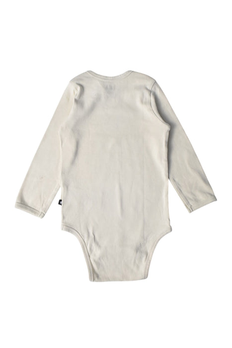 A White Long Sleeve Bodysuits from Molo in size 12-18M for boy. (Back View)