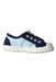 A Navy Slip Ons from Cienta in size 18-24M for boy. (Front View)