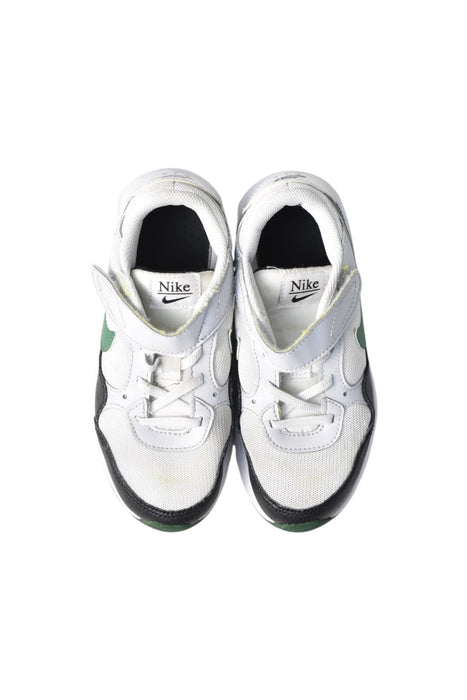 A White Sneakers from Nike in size 7Y for boy. (Back View)