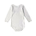 A White Long Sleeve Bodysuits from Petit Bateau in size 12-18M for boy. (Back View)