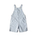 A Blue Overall Shorts from Petit Bateau in size 2T for boy. (Front View)