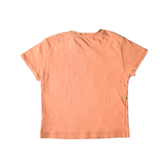 A Peach Short Sleeve T Shirts from Emile et Ida in size 2T for boy. (Back View)