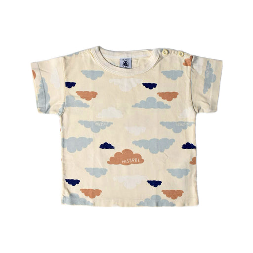 A Multicolour Short Sleeve T Shirts from Petit Bateau in size 12-18M for boy. (Front View)