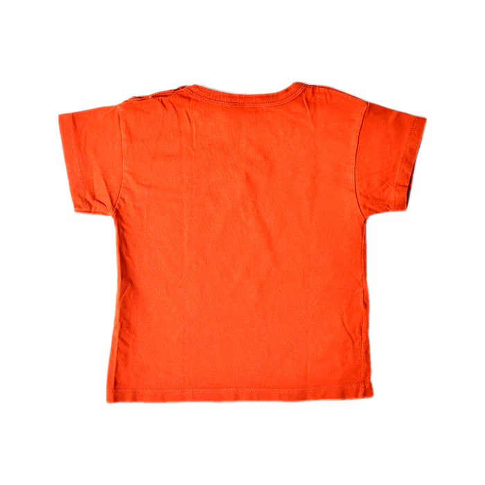 A Orange Short Sleeve T Shirts from Petit Bateau in size 2T for boy. (Back View)