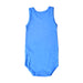 A Blue Sleeveless Bodysuits from Petit Bateau in size 12-18M for boy. (Back View)