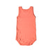 A Orange Sleeveless Bodysuits from Petit Bateau in size 12-18M for boy. (Back View)