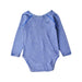 A Blue Long Sleeve Bodysuits from Petit Bateau in size 6-12M for boy. (Back View)