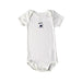 A White Short Sleeve Bodysuits from Petit Bateau in size 12-18M for boy. (Front View)