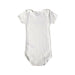 A White Short Sleeve Bodysuits from Petit Bateau in size 2T for boy. (Back View)