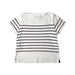 A White Short Sleeve Tops from Petit Bateau in size 2T for boy. (Back View)