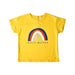 A Yellow Short Sleeve T Shirts from Petit Bateau in size 3T for boy. (Front View)