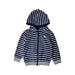 A Navy Zippered Sweatshirts from Petit Bateau in size 2T for boy. (Front View)