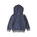 A Navy Zippered Sweatshirts from Petit Bateau in size 2T for boy. (Back View)
