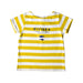 A Yellow Short Sleeve Tops from Jacadi in size 2T for boy. (Front View)