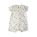 A White Short Sleeve Rompers from Petit Bateau in size 12-18M for boy. (Front View)