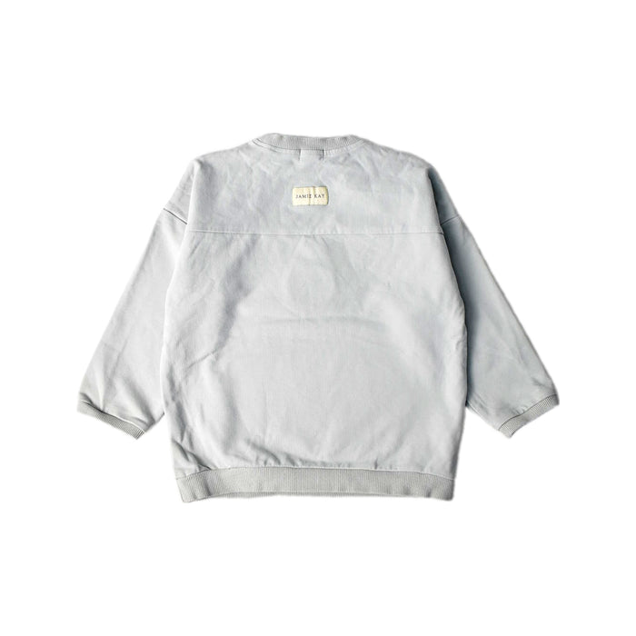 A Grey Crewneck Sweatshirts from Jamie Kay in size 5T for boy. (Back View)