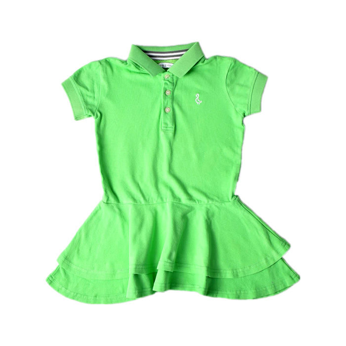 A Green Short Sleeve Dresses from Raph and Remy in size 2T for girl. (Front View)