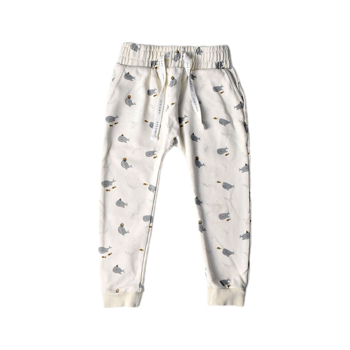 A Beige Sweatpants from Jamie Kay in size 3T for boy. (Front View)