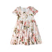 A Pink Short Sleeve Dresses from Posh Peanut in size 2T for girl. (Front View)