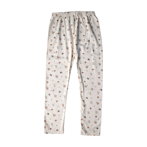 A White Leggings from Jamie Kay in size 6T for girl. (Front View)