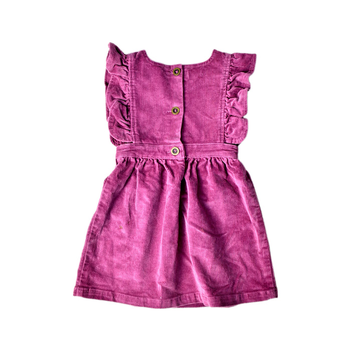 A Pink Sleeveless Dresses from Jamie Kay in size 3T for girl. (Back View)