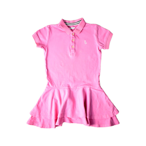 A Pink Short Sleeve Dresses from Raph and Remy in size 5T for girl. (Front View)