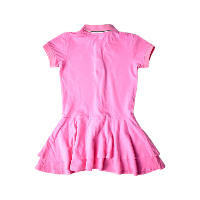 A Pink Short Sleeve Dresses from Raph and Remy in size 5T for girl. (Back View)