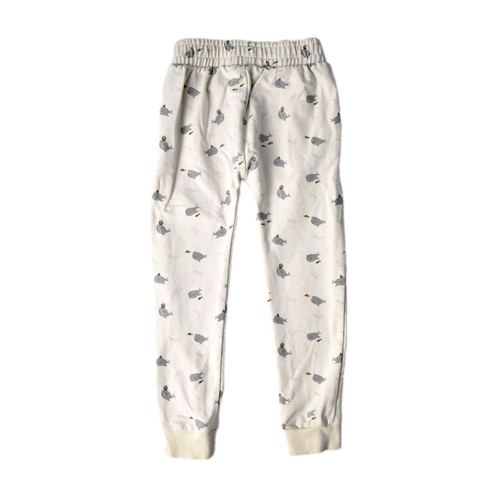A Ivory Sweatpants from Jamie Kay in size 6T for boy. (Back View)