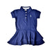A Navy Short Sleeve Dresses from Raph and Remy in size 2T for girl. (Front View)