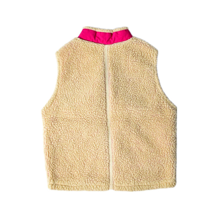 A Beige Outerwear Vests from Patagonia in size 3T for girl. (Back View)