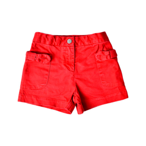 A Red Shorts from Jacadi in size 3T for girl. (Front View)