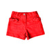 A Red Shorts from Jacadi in size 3T for girl. (Front View)