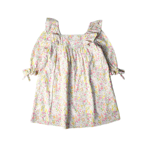 A Multicolour Long Sleeve Dresses from La Coqueta in size 4T for girl. (Front View)