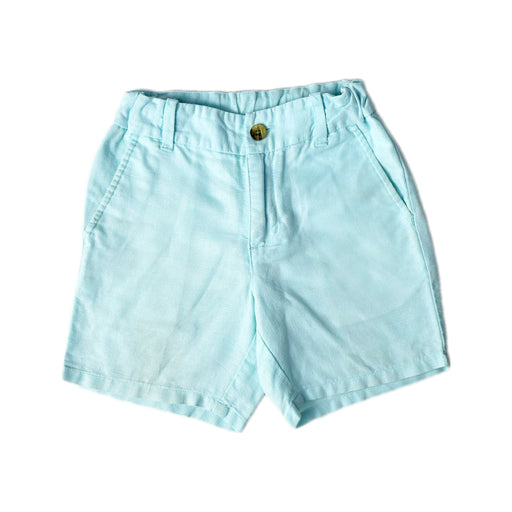 A Blue Shorts from Janie & Jack in size 4T for boy. (Front View)