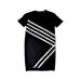A Black Short Sleeve Dresses from Guess in size 12Y for girl. (Front View)