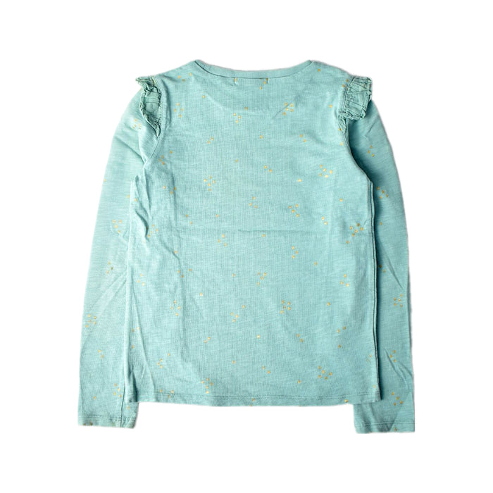 A Teal Long Sleeve Tops from Country Road in size 10Y for girl. (Back View)