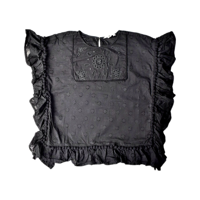 A Black Short Sleeve Tops from Country Road in size M for girl. (Front View)
