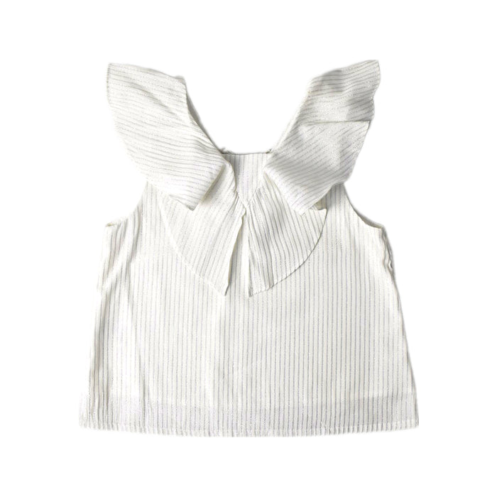 A White Sleeveless Tops from Country Road in size 10Y for girl. (Front View)