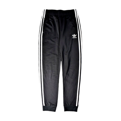 A Black Sweatpants from Adidas in size 11Y for neutral. (Front View)