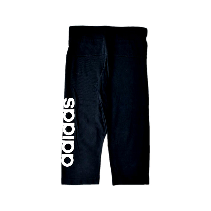 A Black Active Pants from Adidas in size 9Y for girl. (Back View)
