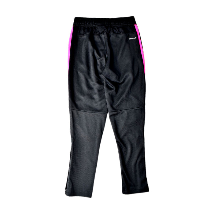 A Black Active Pants from Adidas in size 7Y for girl. (Back View)