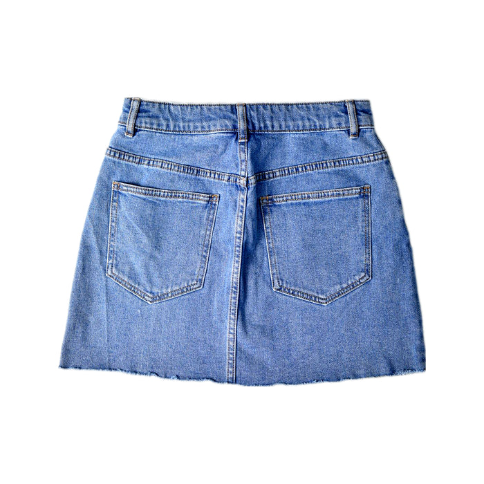 A Blue Short Skirts from Seed in size 12Y for girl. (Back View)